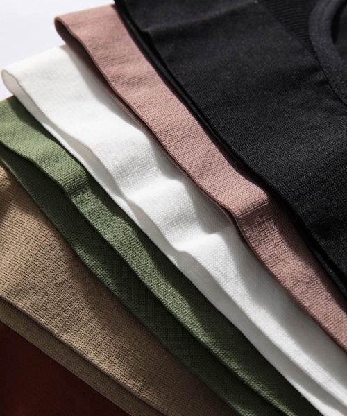 SAISON DE PAPILLON（セゾンドパピヨン）の「リブ編みミディ丈ブラトップ（その他アンダーウェア/インナー・レディース・パープル/テラコッタ/ホワイト/ブラック/ベージュ/カーキ・M）」の15枚目の写真