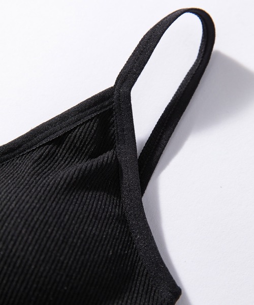 SAISON DE PAPILLON（セゾンドパピヨン）の「リブ編みミディ丈ブラトップ（その他アンダーウェア/インナー・レディース・パープル/テラコッタ/ホワイト/ブラック/ベージュ/カーキ・M）」の10枚目の写真
