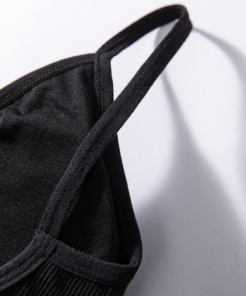 SAISON DE PAPILLON（セゾンドパピヨン）の「リブ編みミディ丈ブラトップ（その他アンダーウェア/インナー・レディース・パープル/テラコッタ/ホワイト/ブラック/ベージュ/カーキ・M）」の21枚目の写真