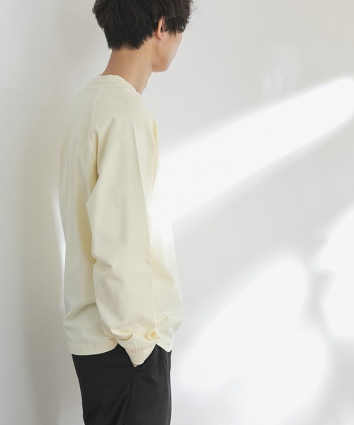 FORK&SPOON（フォークアンドスプーン）の「FORK&SPOON　ラグランロングスリーブTシャツ（Tシャツ/カットソー・メンズ・オフホワイト/グリーン/ネイビー・4/5）」の13枚目の写真