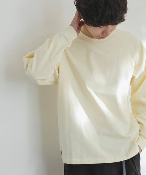 FORK&SPOON（フォークアンドスプーン）の「FORK&SPOON　ラグランロングスリーブTシャツ（Tシャツ/カットソー・メンズ・オフホワイト/グリーン/ネイビー・4/5）」の16枚目の写真