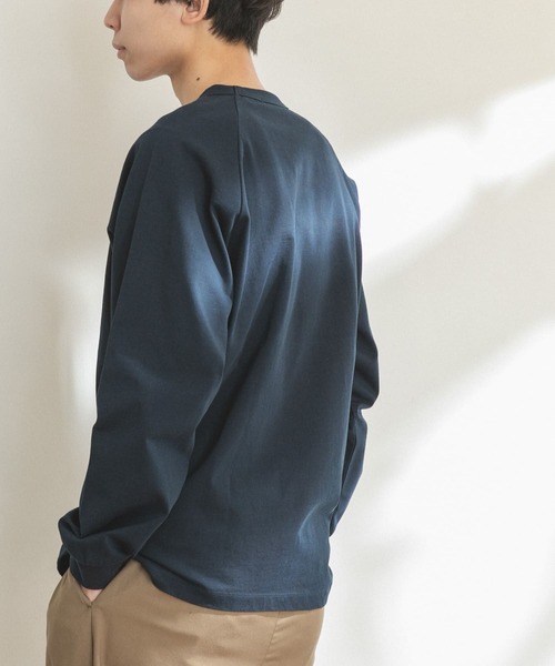 FORK&SPOON（フォークアンドスプーン）の「FORK&SPOON　ラグランロングスリーブTシャツ（Tシャツ/カットソー・メンズ・オフホワイト/グリーン/ネイビー・4/5）」の20枚目の写真