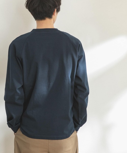 FORK&SPOON（フォークアンドスプーン）の「FORK&SPOON　ラグランロングスリーブTシャツ（Tシャツ/カットソー・メンズ・オフホワイト/グリーン/ネイビー・4/5）」の21枚目の写真