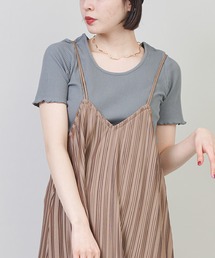 SPINNS | 【8色展開】メローデザイン ショートカットソー(Tシャツ/カットソー)