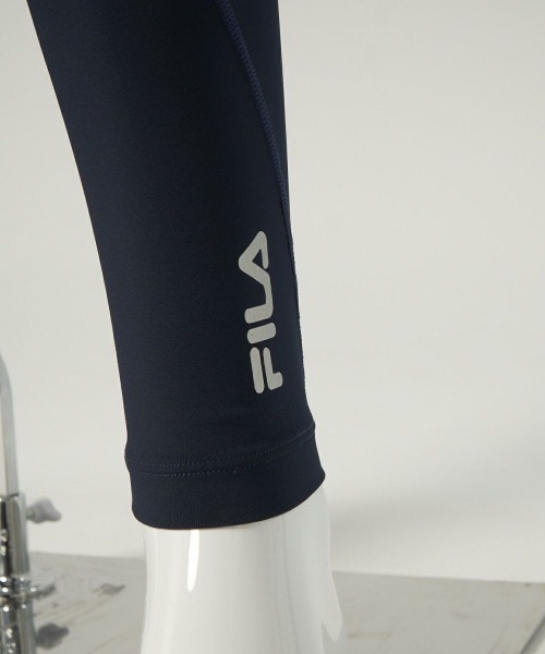 FILA(フィラ)の「【FILA:フィラゴルフ】メンズレギンス / ストレッチ(レギンス/スパッツ・メンズ・ブラック/ネイビー・MEDIUM/LARGE/X-LARGE/SMALL)」の4枚目の写真