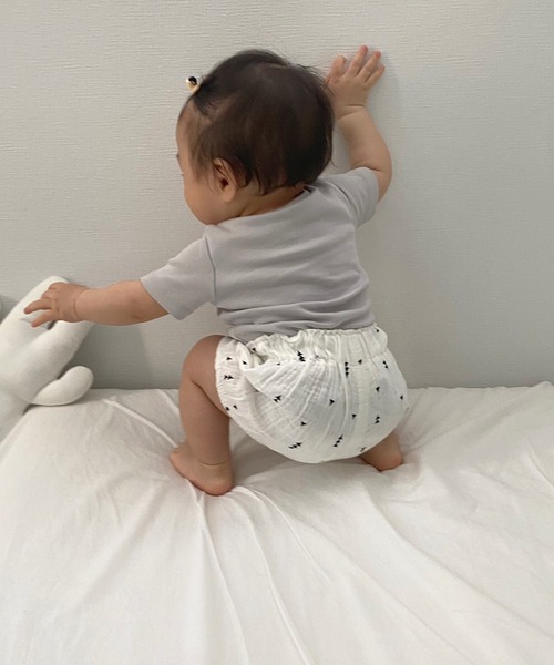 SANSeLF（サンセルフ）の「【SANSeLF】gauze short pants  sank11s21（その他ベビー用品・キッズ・ホワイト/ネイビー/ピンク・S）」の6枚目の写真