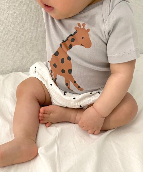 SANSeLF（サンセルフ）の「【SANSeLF】gauze short pants  sank11s21（その他ベビー用品・キッズ・ホワイト/ネイビー/ピンク・S）」の7枚目の写真