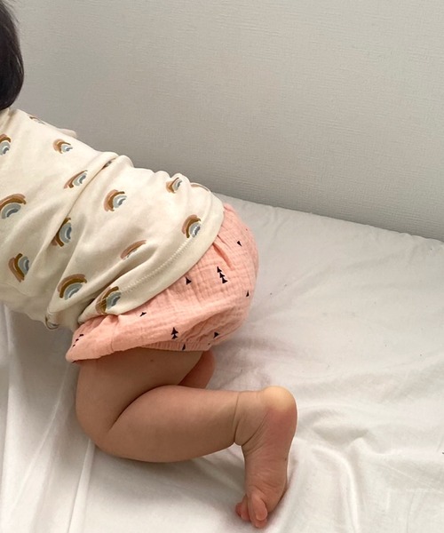 SANSeLF（サンセルフ）の「【SANSeLF】gauze short pants  sank11s21（その他ベビー用品・キッズ・ホワイト/ネイビー/ピンク・S）」の13枚目の写真