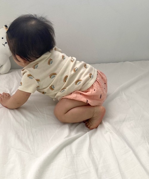 SANSeLF（サンセルフ）の「【SANSeLF】gauze short pants  sank11s21（その他ベビー用品・キッズ・ホワイト/ネイビー/ピンク・S）」の12枚目の写真