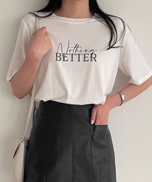 CEMONEMO | NOTHING BETTER ロゴ プリント Tシャツ(Tシャツ/カットソー)