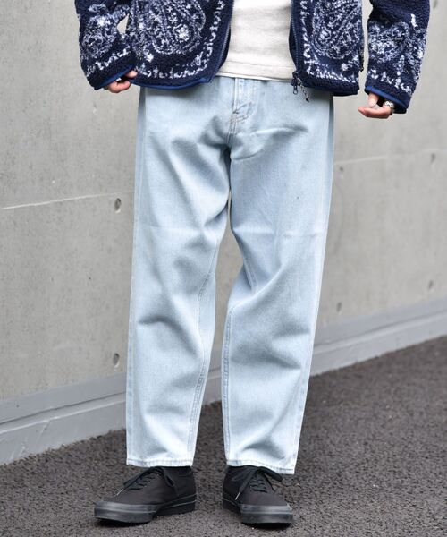 E. Tautz ブルー ワイド　デニムパンツ バルーンシルエット E. Tautz ブルー ワイド デニムパンツ バルーンシルエット
