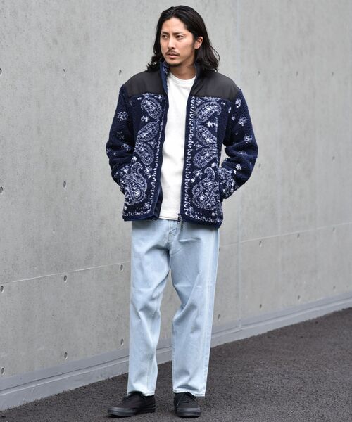 SHIPS（シップス）の「【WEB限定】SHIPS: バルーン シルエット ワイド テーパード デニム パンツ（デニムパンツ・メンズ・ライトブルー/ネイビー/ブルー・SMALL/MEDIUM/LARGE）」の4枚目の写真