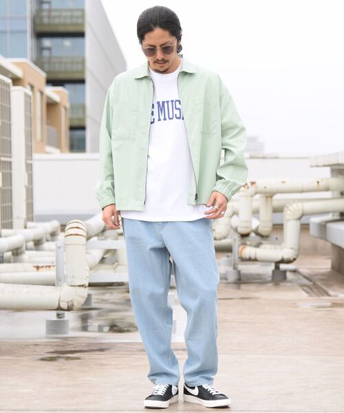 SHIPS（シップス）の「【WEB限定】SHIPS: バルーン シルエット ワイド テーパード デニム パンツ（デニムパンツ・メンズ・ライトブルー/ネイビー/ブルー・SMALL/MEDIUM/LARGE）」の5枚目の写真