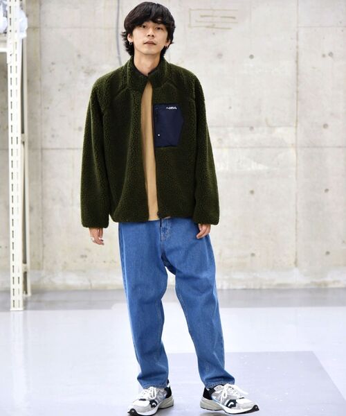 SHIPS（シップス）の「【WEB限定】SHIPS: バルーン シルエット ワイド テーパード デニム パンツ（デニムパンツ・メンズ・ライトブルー/ネイビー/ブルー・SMALL/MEDIUM/LARGE）」の7枚目の写真