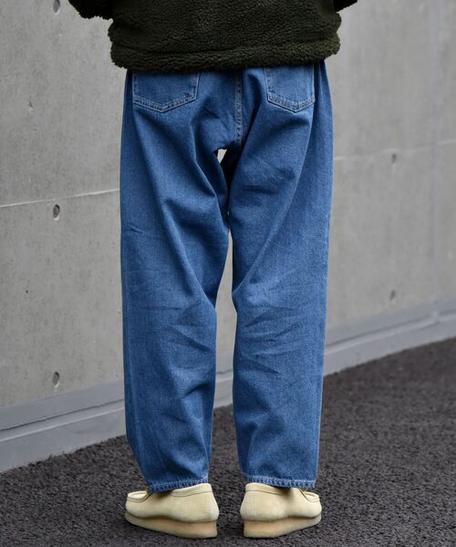 SHIPS（シップス）の「【WEB限定】SHIPS: バルーン シルエット ワイド テーパード デニム パンツ（デニムパンツ・メンズ・ライトブルー/ネイビー/ブルー・SMALL/MEDIUM/LARGE）」の18枚目の写真