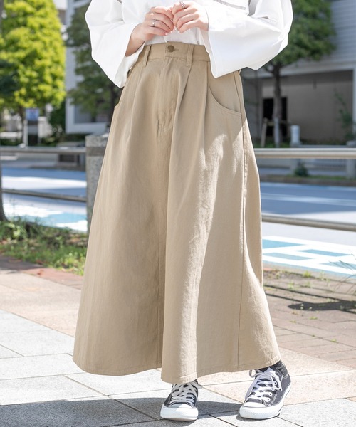 PairPair（ペアペア）の「シェフスカート(セットアップ/リンクアイテム)（スカート・レディース・ベージュ/スミクロ/アイボリー・FREE）」の3枚目の写真