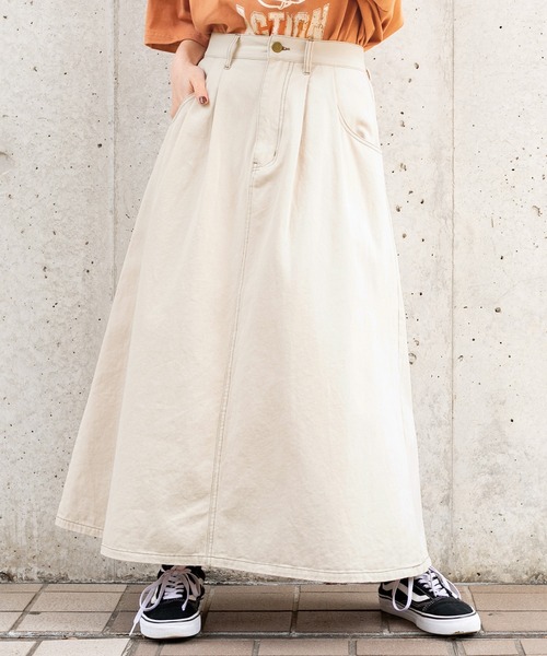 PairPair（ペアペア）の「シェフスカート(セットアップ/リンクアイテム)（スカート・レディース・ベージュ/スミクロ/アイボリー・FREE）」の2枚目の写真