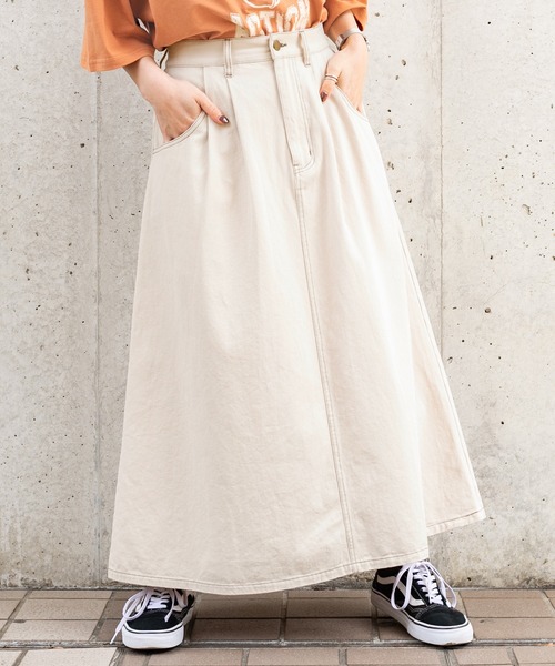 PairPair（ペアペア）の「シェフスカート(セットアップ/リンクアイテム)（スカート・レディース・ベージュ/スミクロ/アイボリー・FREE）」の6枚目の写真