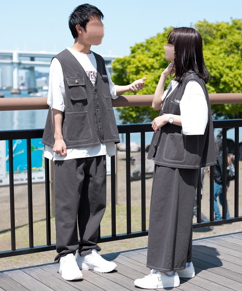 PairPair（ペアペア）の「シェフスカート(セットアップ/リンクアイテム)（スカート・レディース・ベージュ/スミクロ/アイボリー・FREE）」の14枚目の写真