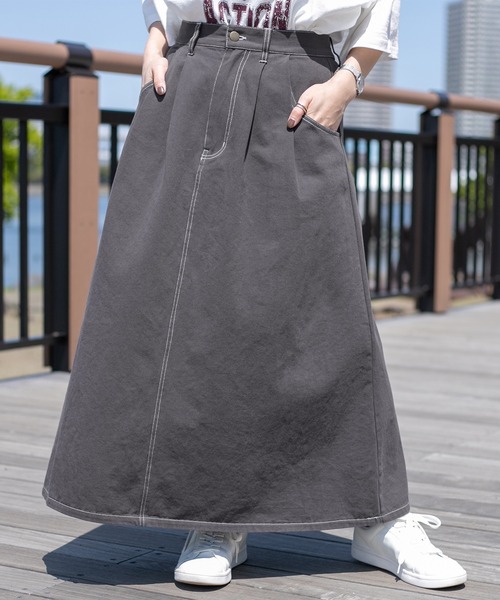 PairPair（ペアペア）の「シェフスカート(セットアップ/リンクアイテム)（スカート・レディース・ベージュ/スミクロ/アイボリー・FREE）」の16枚目の写真