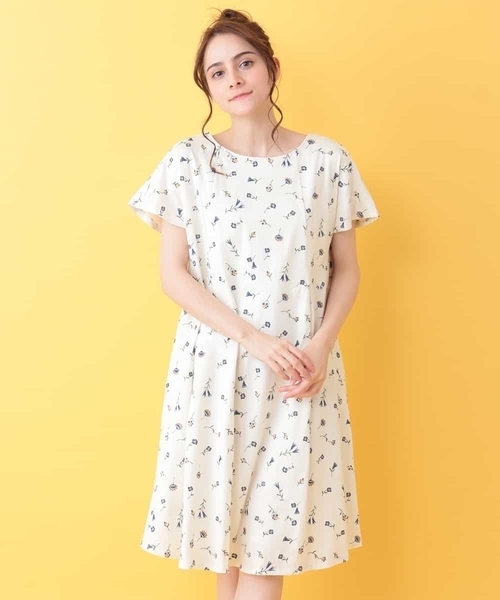 セール Aromas ワンピース ドレス フラワー刺繍ワンピース ワンピース ワンピース Jocomomola ホコモモラ のファッション