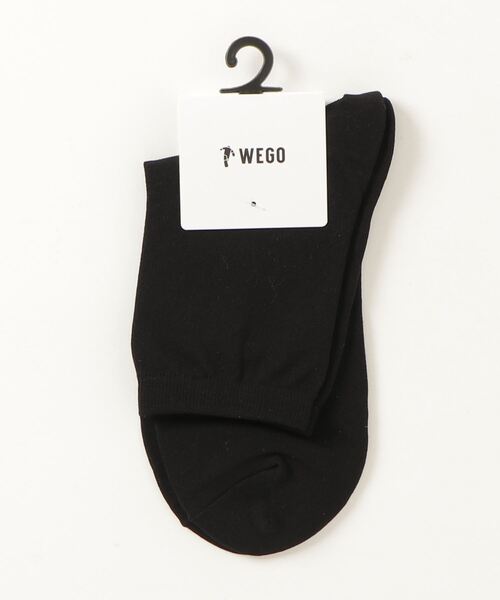 WEGO（ウィゴー）の「WEGO/ナイロン混ソックス（ソックス/靴下・レディース・ブラウン/パープル/ホワイト/ブラック/グリーン・23-25cm）」の3枚目の写真