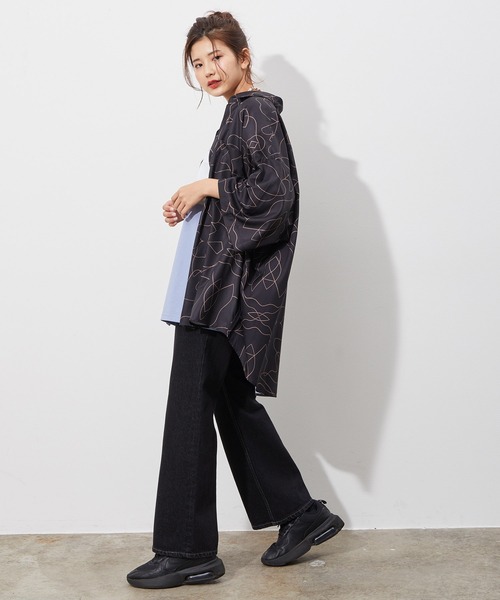 JUNRED（ジュンレッド）の「ラインアートペイントビックシャツ（シャツ/ブラウス・メンズ・ホワイト/ブラック/パープル系その他・M/L）」の12枚目の写真