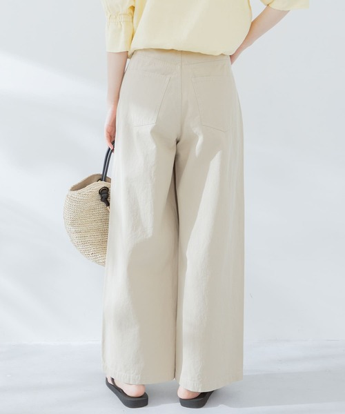 URBAN RESEARCH Sonny Label（アーバンリサーチサニーレーベル）の「ワイドチノパンツ（その他パンツ・レディース・グレー系その他/カーキ/ベージュ・38/36）」の8枚目の写真