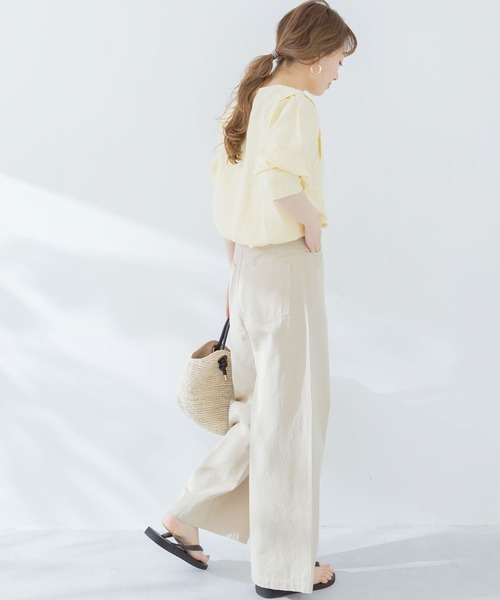 URBAN RESEARCH Sonny Label（アーバンリサーチサニーレーベル）の「ワイドチノパンツ（その他パンツ・レディース・グレー系その他/カーキ/ベージュ・38/36）」の10枚目の写真