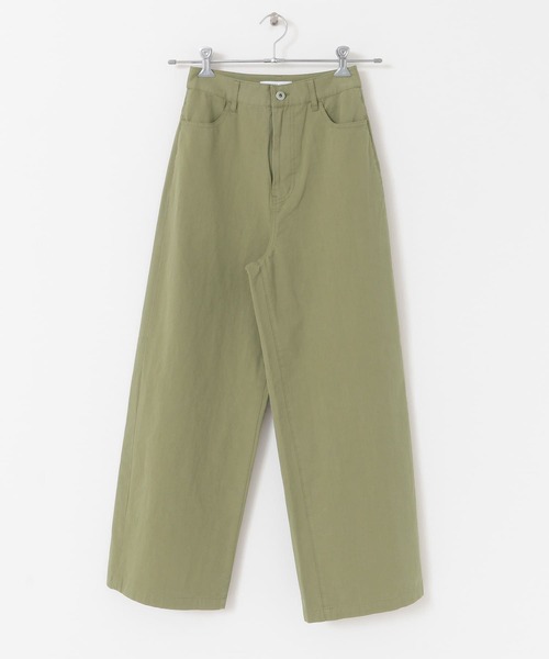 URBAN RESEARCH Sonny Label（アーバンリサーチサニーレーベル）の「ワイドチノパンツ（その他パンツ・レディース・グレー系その他/カーキ/ベージュ・38/36）」の19枚目の写真