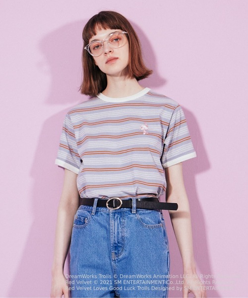 Heather（ヘザー）の「『トロールズ』コラボリンガーＴ 944261（Tシャツ/カットソー・レディース・ブラウン系その他/ベージュ系その他/ブルー系その他・FREE）」の3枚目の写真