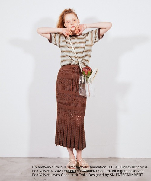 Heather（ヘザー）の「『トロールズ』コラボリンガーＴ 944261（Tシャツ/カットソー・レディース・ブラウン系その他/ベージュ系その他/ブルー系その他・FREE）」の4枚目の写真