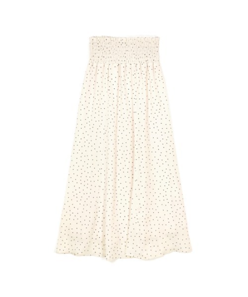 flower（フラワー）の「スウィーティドットスカート（スカート・レディース・ベージュ/アイボリー・FREE）」の19枚目の写真
