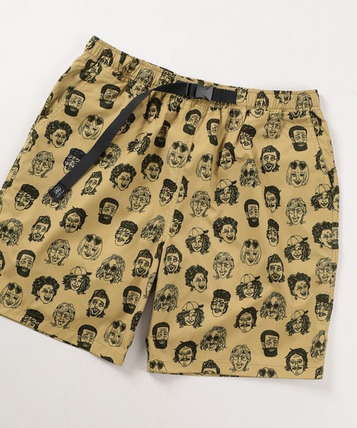 gym master（ジムマスター）の「【gym master/ジムマスター】ハッピーペイント 総柄ショートパンツ（その他パンツ・メンズ・ブラック/ベージュ/ネイビー/その他/マルチ・M/L/XL）」の2枚目の写真