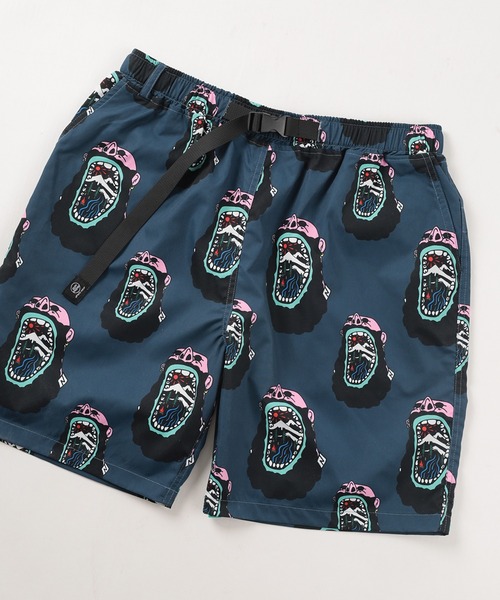 gym master（ジムマスター）の「【gym master/ジムマスター】ハッピーペイント 総柄ショートパンツ（その他パンツ・メンズ・ブラック/ベージュ/ネイビー/その他/マルチ・M/L/XL）」の3枚目の写真