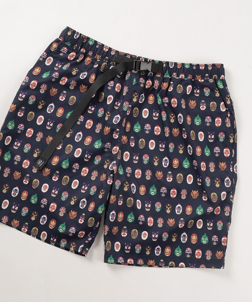 gym master（ジムマスター）の「【gym master/ジムマスター】ハッピーペイント 総柄ショートパンツ（その他パンツ・メンズ・ブラック/ベージュ/ネイビー/その他/マルチ・M/L/XL）」の4枚目の写真