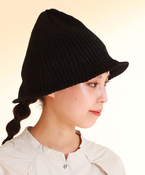 Ray BEAMS（レイビームス）の「Ray BEAMS / ニット バケットハット（ハット・レディース・ブラック/ベージュ/ブルー/イエロー・ONE SIZE）」の5枚目の写真
