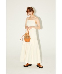 M_ | 【M_】BOTTOM GATHER MAXI ドレス(ワンピース)