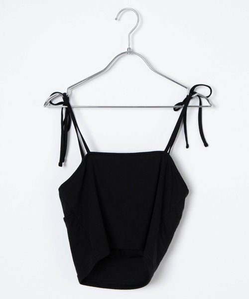 Romansual（ロマンシュアル）の「Romansual/ショルダーリボンカップインキャミソール（キャミソール・レディース・ブラック・FREE）」の8枚目の写真