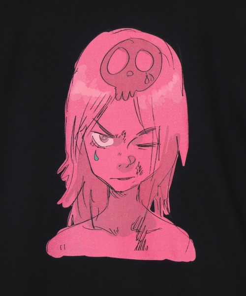 ROMPUS(ロンパース)の「【ROMPUS×JUN INAGAWA】REDちゃんは長袖でもパーティー嫌い(Tシャツ/カットソー・レディース・ブラック/オフホワイト・2)」の13枚目の写真