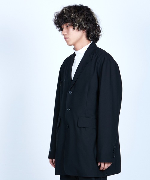 VIRGOwearworks（ヴァルゴウェアワークス）の「MIDDLE TAILORED JKT（テーラードジャケット・メンズ・ブラック/カーキ・4/2/3）」の5枚目の写真