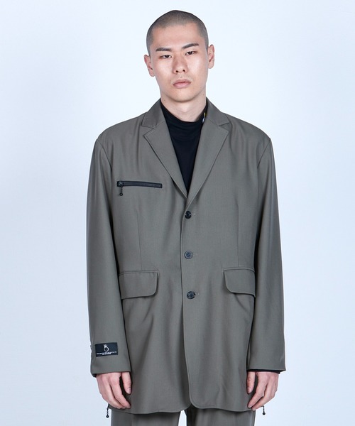 VIRGOwearworks（ヴァルゴウェアワークス）の「MIDDLE TAILORED JKT（テーラードジャケット・メンズ・ブラック/カーキ・4/2/3）」の7枚目の写真