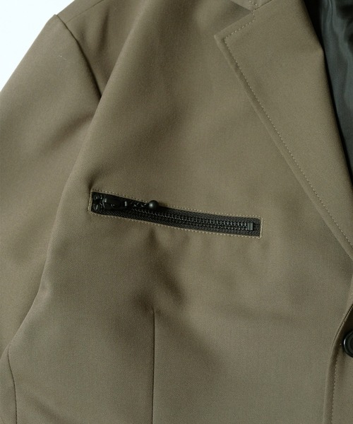 VIRGOwearworks（ヴァルゴウェアワークス）の「MIDDLE TAILORED JKT（テーラードジャケット・メンズ・ブラック/カーキ・4/2/3）」の14枚目の写真