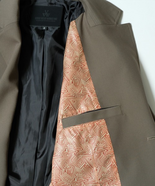 VIRGOwearworks（ヴァルゴウェアワークス）の「MIDDLE TAILORED JKT（テーラードジャケット・メンズ・ブラック/カーキ・4/2/3）」の17枚目の写真