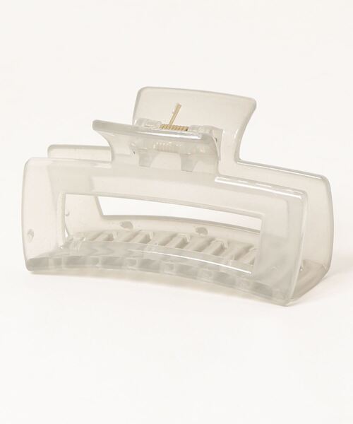 kutir（クティール）の「ビッグスクエアバンスクリップ（バレッタ/ヘアクリップ・レディース・ライトグレー/ライトグリーン/モカ/ラベンダー/ライトベージュ/ライトピンク・FREE）」の19枚目の写真