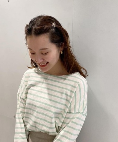 flower（フラワー）の「マリークリップ 2ピース（バレッタ/ヘアクリップ・レディース・ブラック/ベージュ/ブラウン・FREE）」の9枚目の写真