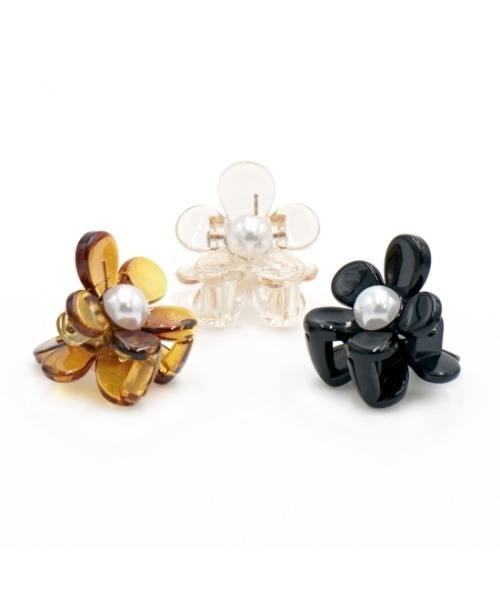 flower（フラワー）の「マリークリップ 2ピース（バレッタ/ヘアクリップ・レディース・ブラック/ベージュ/ブラウン・FREE）」の13枚目の写真