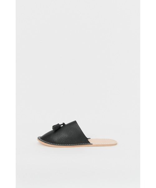 Hender Scheme（エンダースキーマ）の「leather slipper（ルームシューズ/スリッパ・メンズ・パープル/グリーン/バーガンディー/パープル系その他/ダークブラウン/ベージュ系その他/ブラック・LARGE/SMALL/MEDIUM）」の10枚目の写真