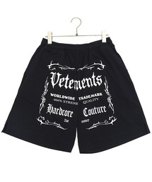VETEMENTS | VETEMENTS / ヴェトモン：BLACK LABEL'' LOGO SHORTS：UA52TR400[RIP](その他パンツ)