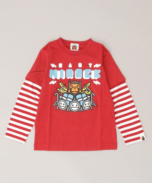 MILO ROCK HOOP LAYERED L/S TEE K